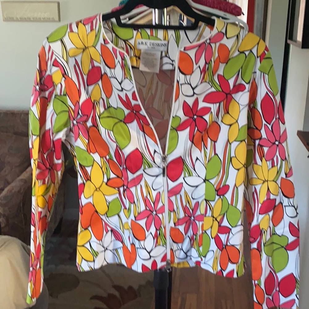 A&K Designs floral jacket